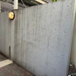 エントランス　打ちっ放し塗装工事　施工前