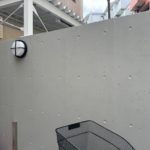 エントランス　打ちっ放し塗装工事　施工完了