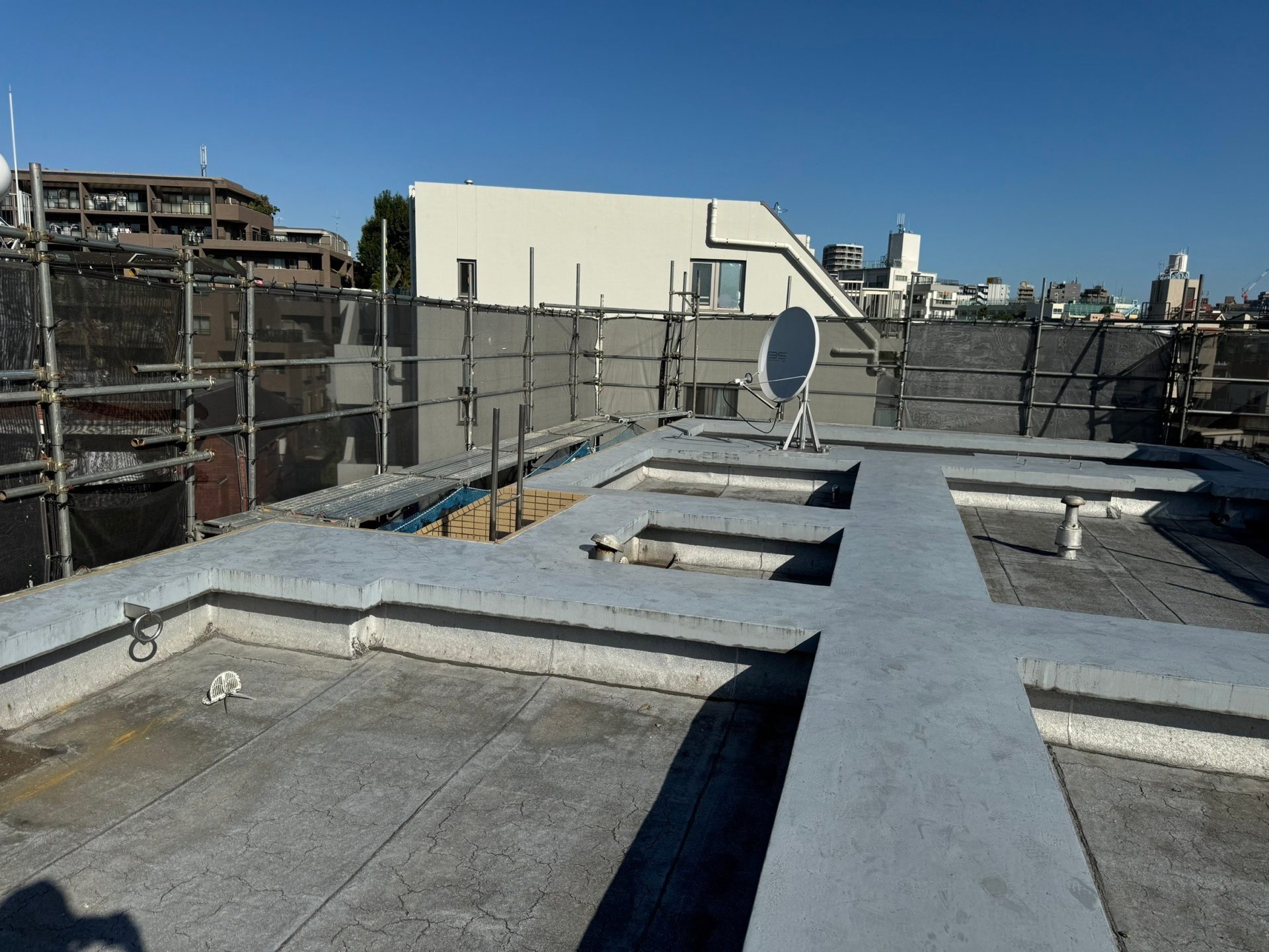 屋上防水工事　施工前
