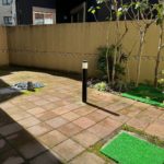 専用庭　塗装工事　施工前