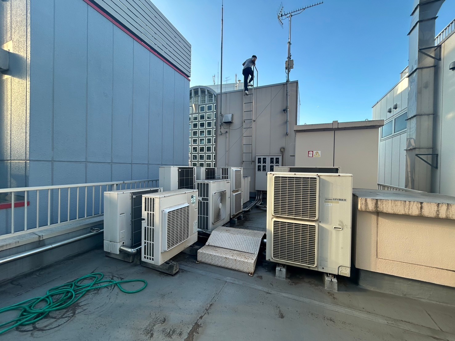 屋上防水工事　施工前