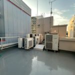 屋上防水工事　施工完了