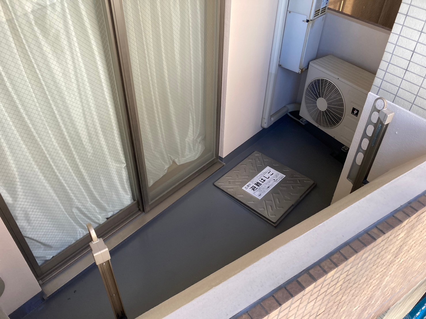 バルコニー　施工完了