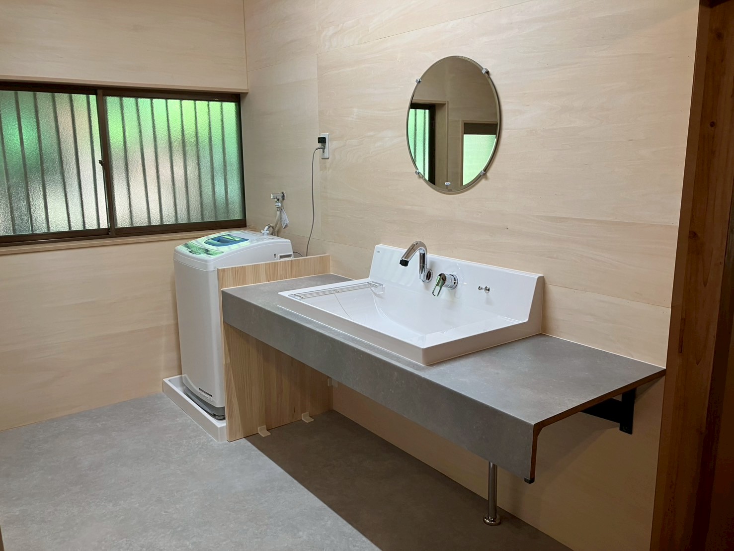 洗面所　施工完了