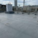 屋上防水工事　ウレタン塗膜防水　施工前