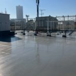 屋上防水工事　ウレタン塗膜防水　施工完了