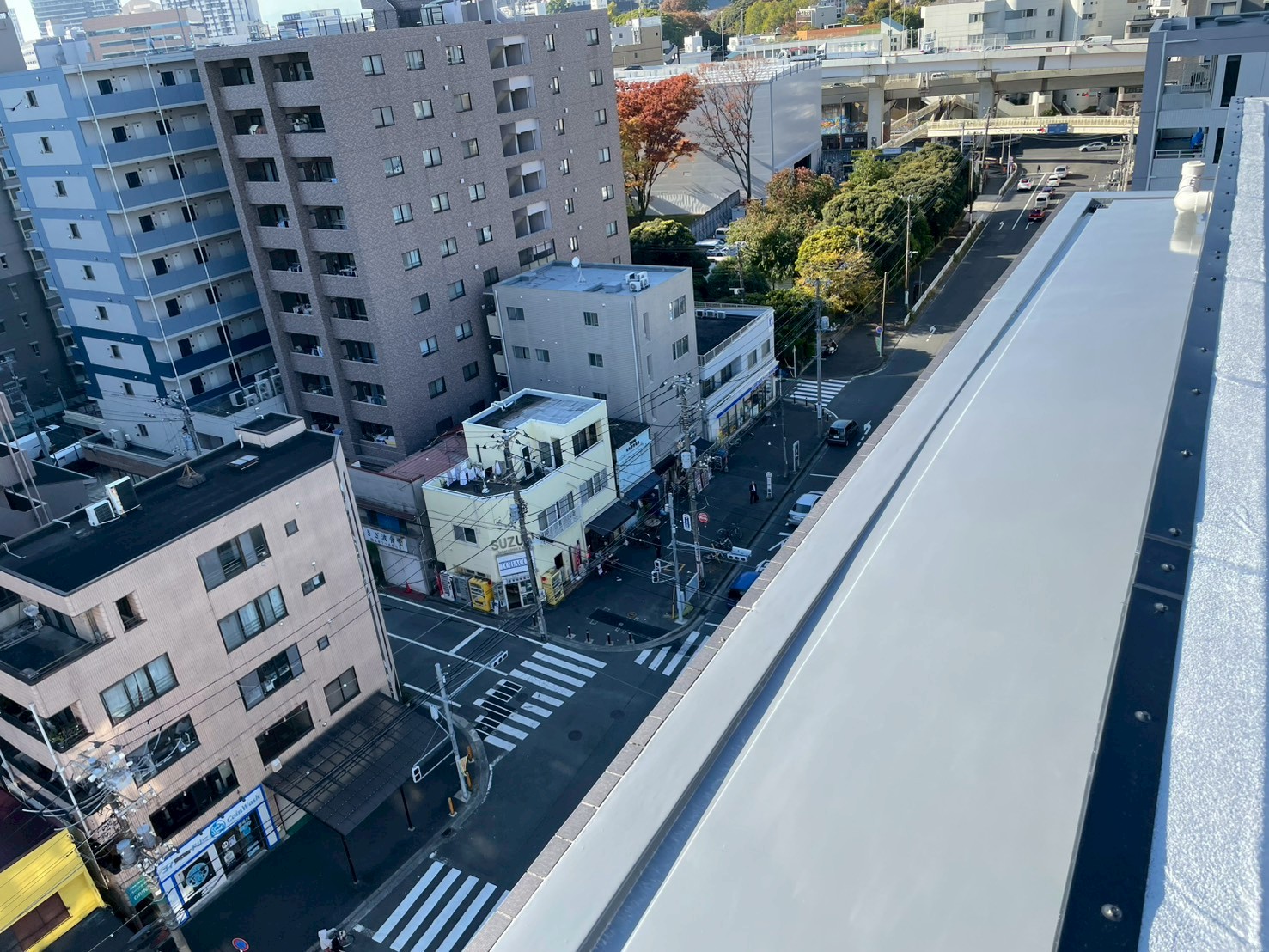 屋上防水　アスファルトシート防水　施工完了