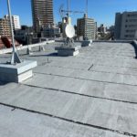 屋上防水工事　アスファルトシート防水　施工前