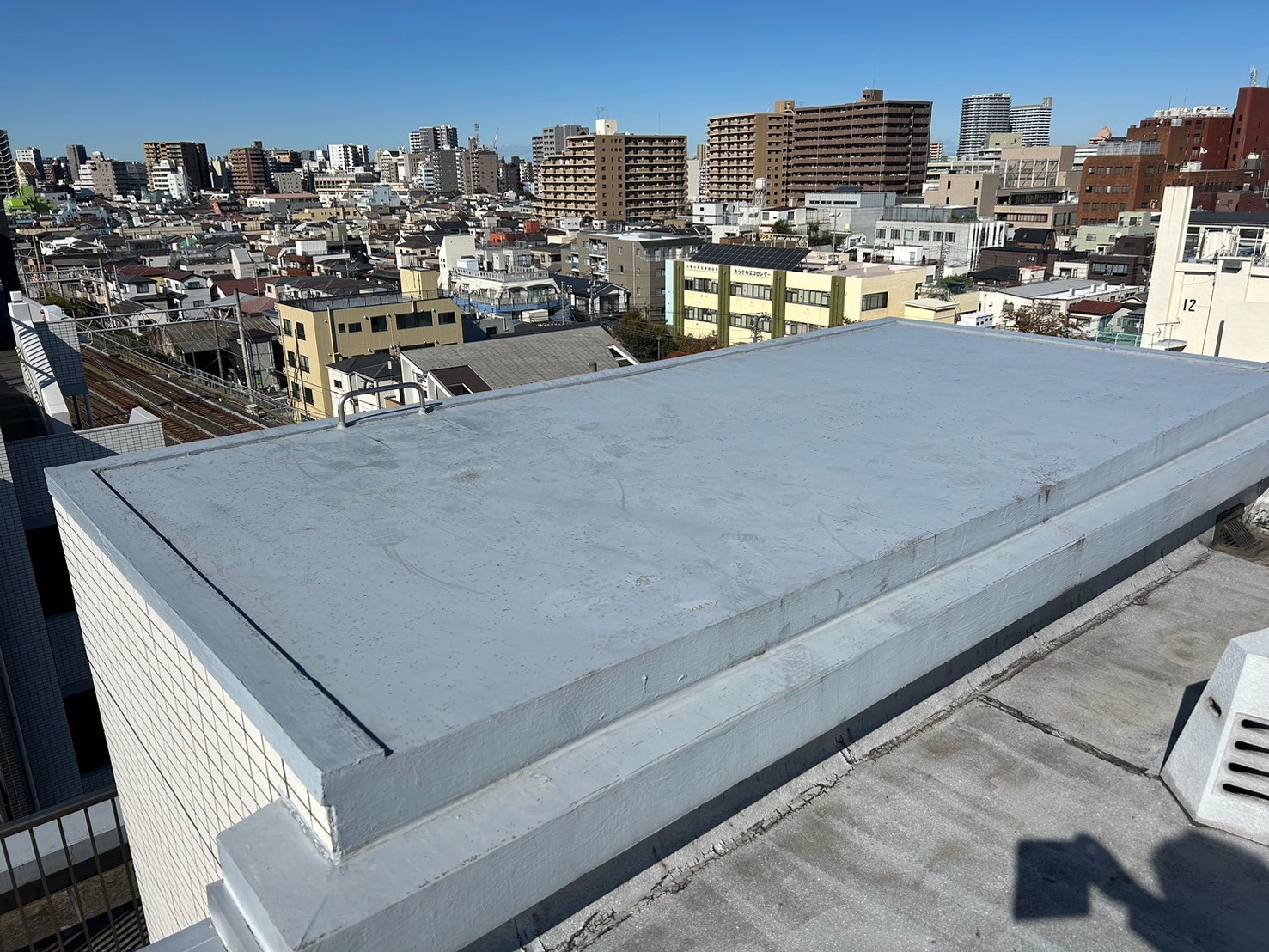 屋上防水工事　ウレタン防水　施工前