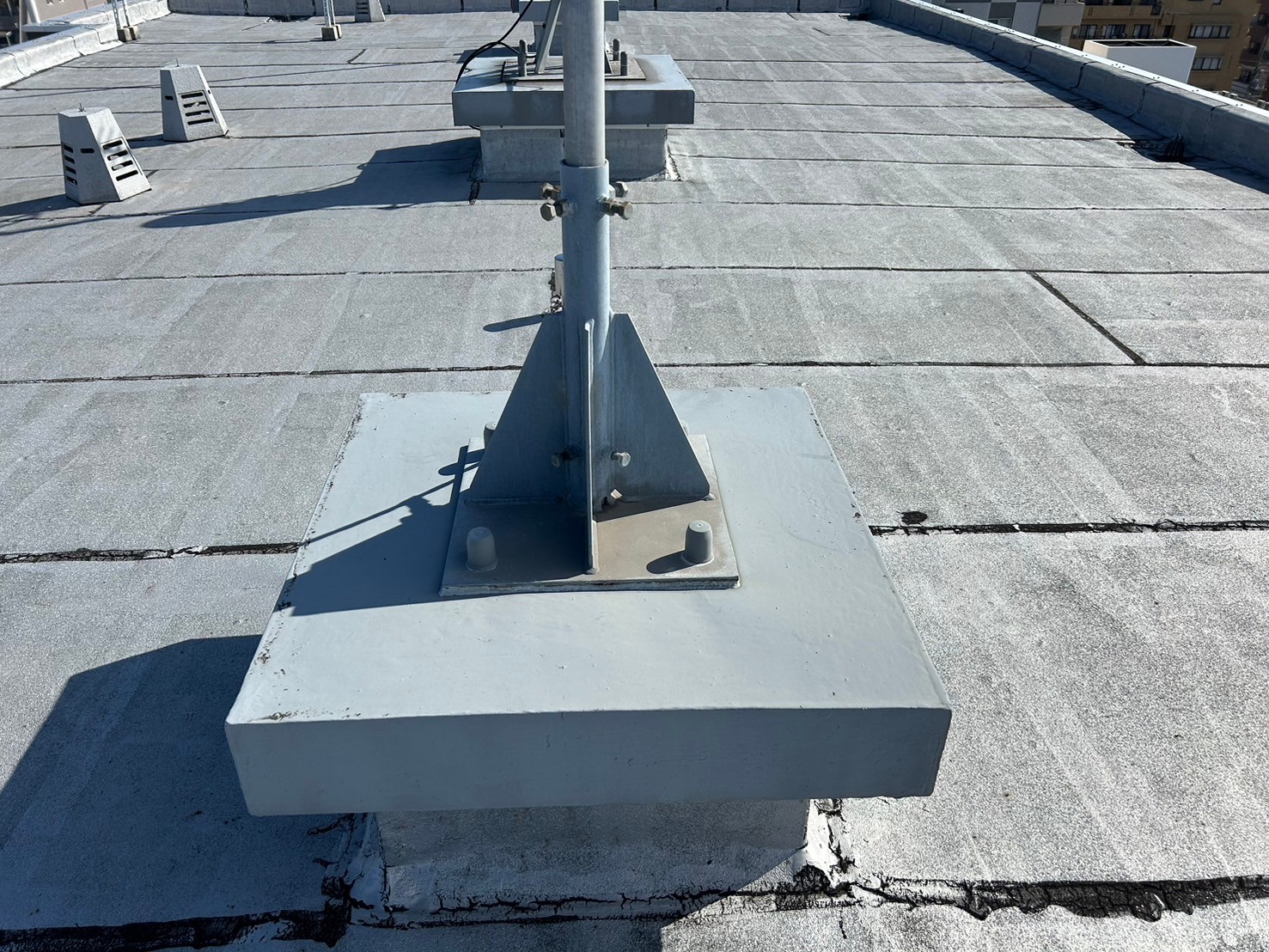 屋上防水工事　ウレタン防水　施工前