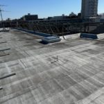 屋上　アスファルトシート防水　施工前