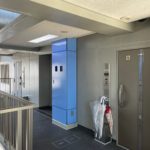 共用廊下　塗装工事　施工完了
