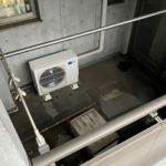 バルコニー　ウレタン防水工事　施工前