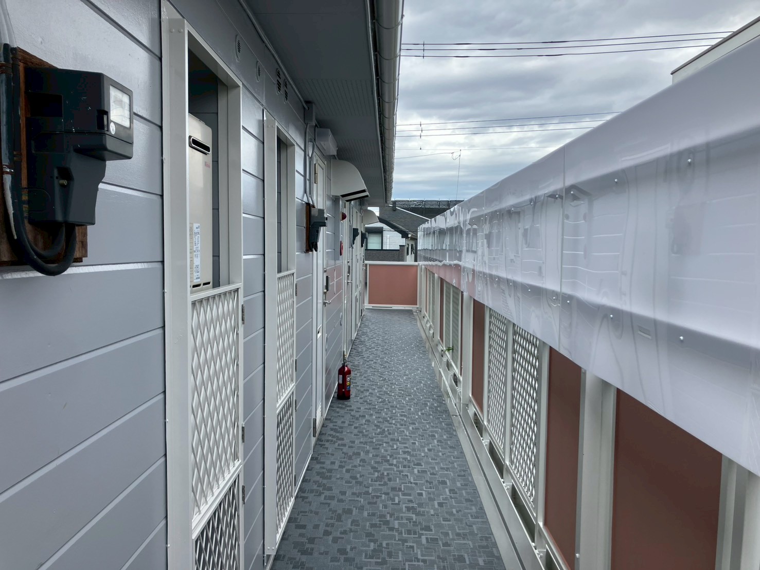 外壁塗装工事　施工完了