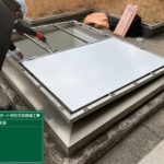 アルミパネル設置