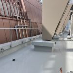 ルーフバルコニー防水工事　施工完了
