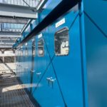 キュービクル　鉄部塗装工事　施工完了