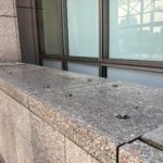 石貼り外壁　施工完了