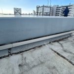 屋上防水　アスファルトシート防水　施工前