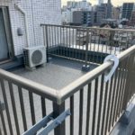 屋上防水工事　ウレタン防水　長尺シート貼替　施工完了