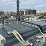 屋上防水工事　ウレタン防水　施工完了