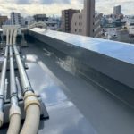 屋上防水工事　ウレタン防水　施工完了