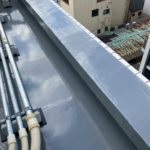 屋上防水工事　ウレタン防水　施工完了