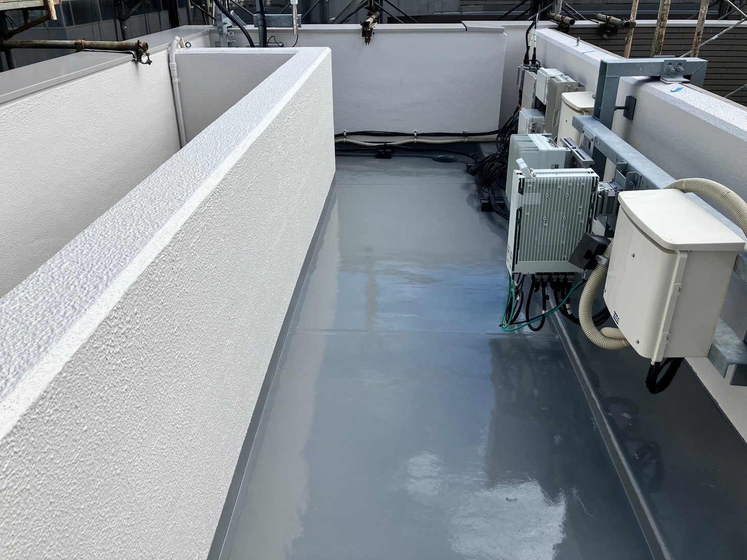 屋上防水　施工完了