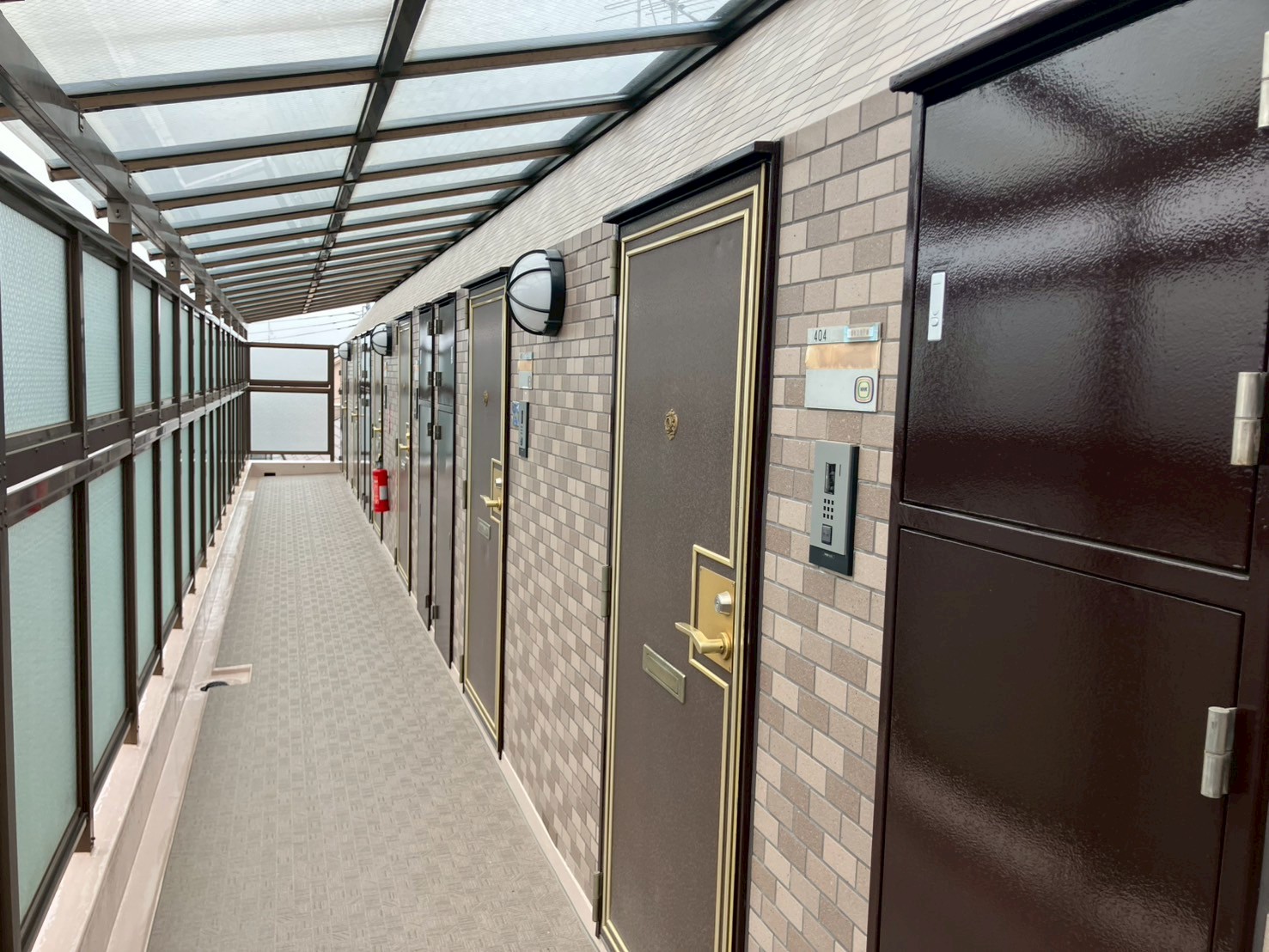 鉄部塗装工事　施工完了