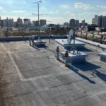 屋上防水工事　アスファルトシート防水　施工前