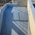 屋上防水工事　ウレタン塗膜防水　施工前