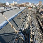 斜壁　シングル葺き　施工前