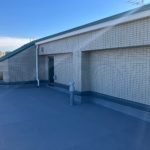 ルーフバルコニー防水工事　アスファルトシート防水　施工完了