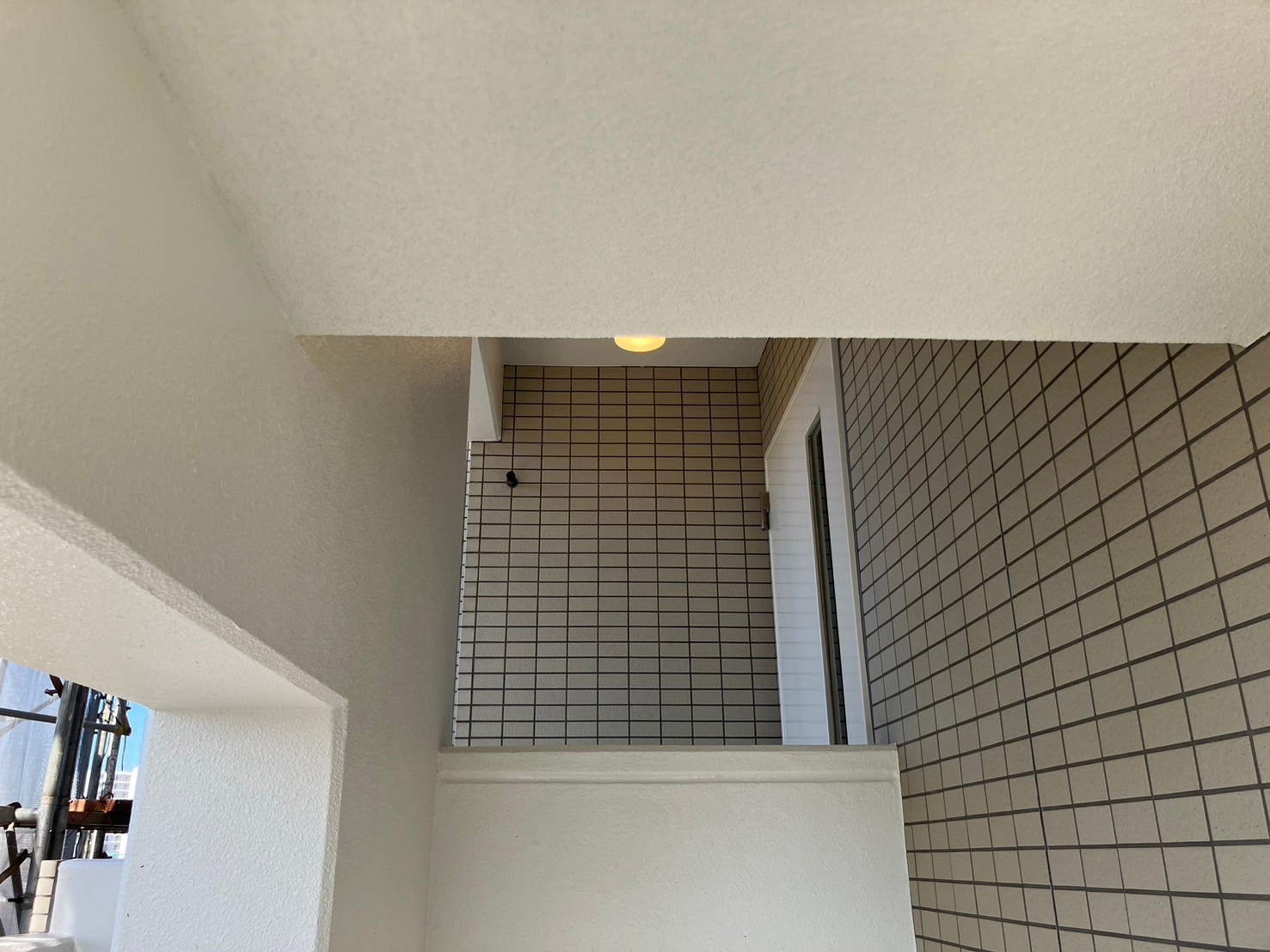 天井塗装工事　施工完了