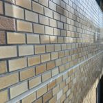 外壁タイル工事　施工完了