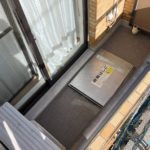 バルコニー防水工事　施工完了