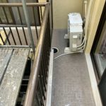 バルコニー防水工事　施工完了