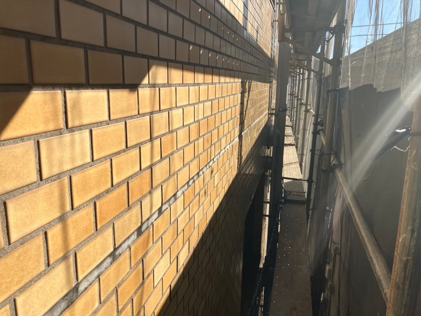 外壁タイル工事　施工前