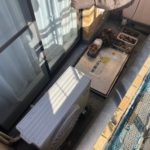 バルコニー防水工事　施工前