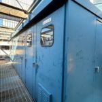 キュービクル　鉄部塗装工事　施工前