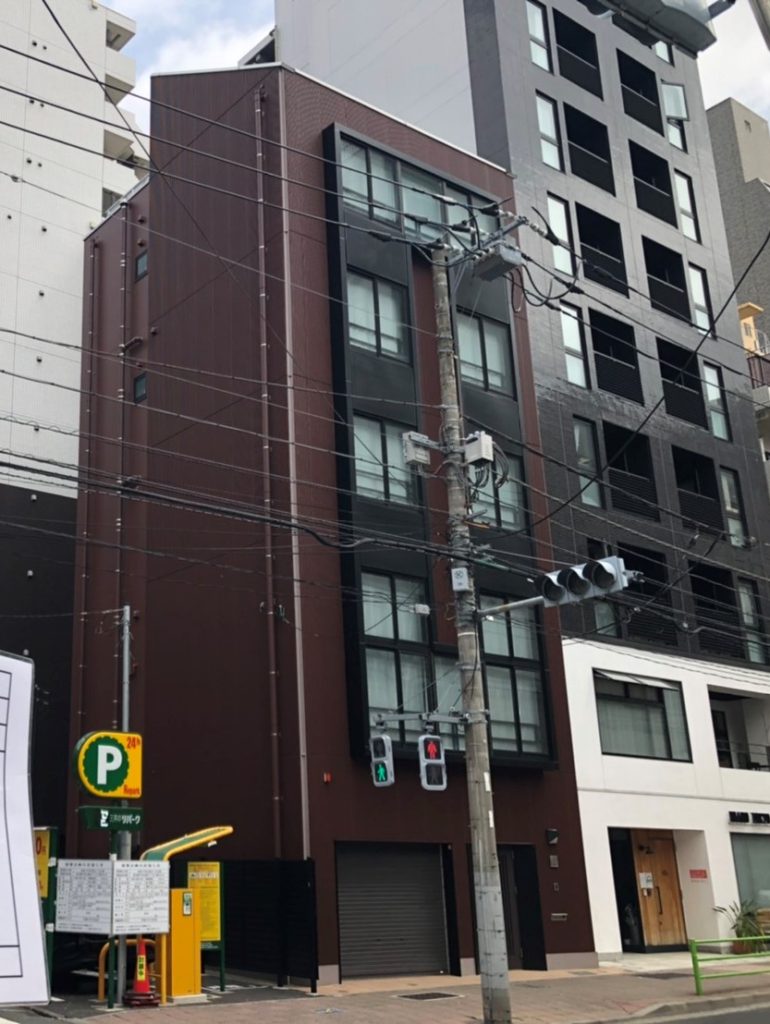 東京都　中央区　Mビル（外壁塗装工事）