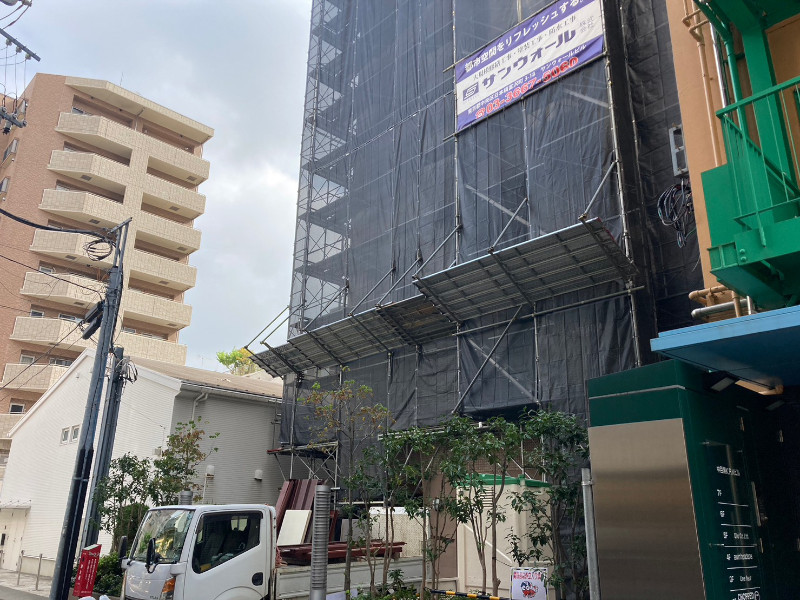 足場の朝顔とは何ですか?
