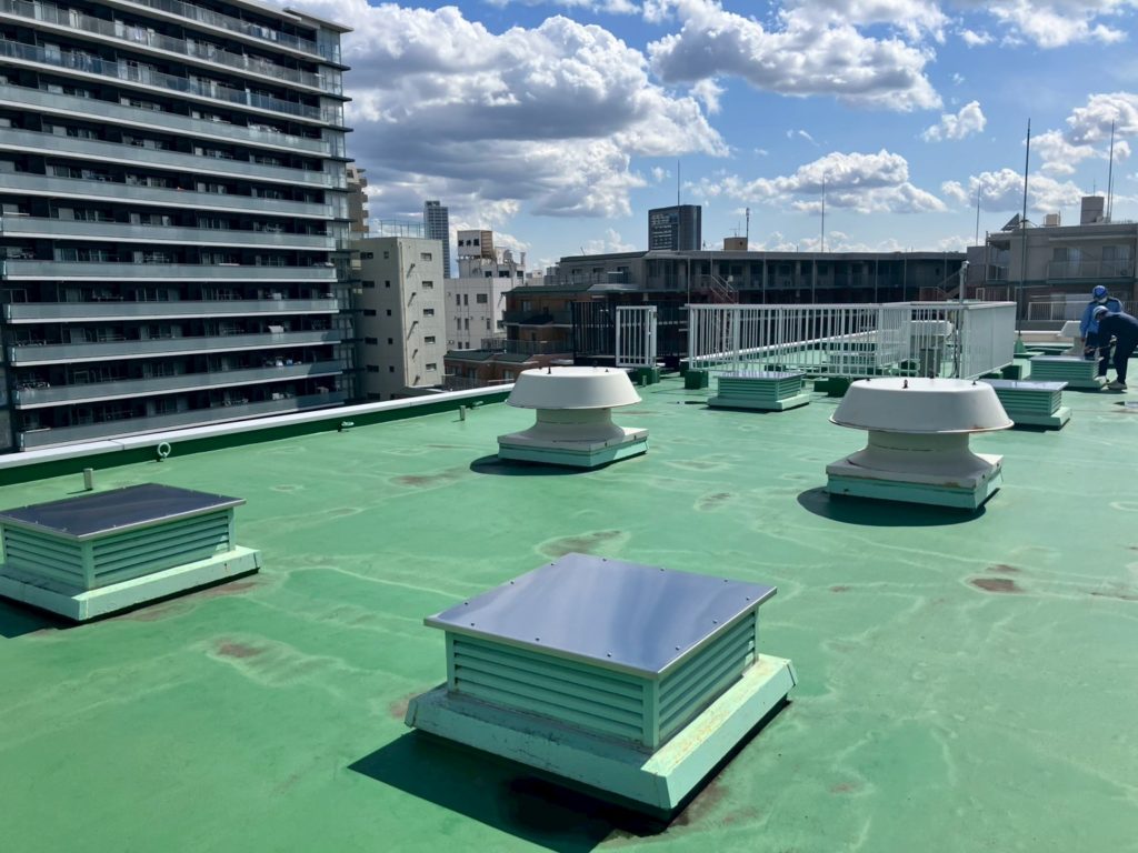 東京都　下水道局　千住西ポンプ所トップライト補修工事