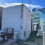 屋上　塔屋　塗装工事　施工完了