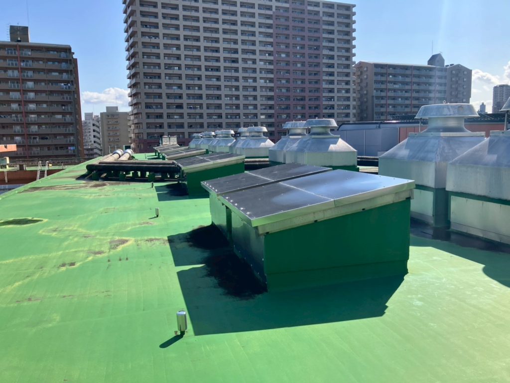 東京都　下水道局　大島ポンプ所トップライト補修工事