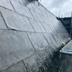 斜壁　防水工事　施工前