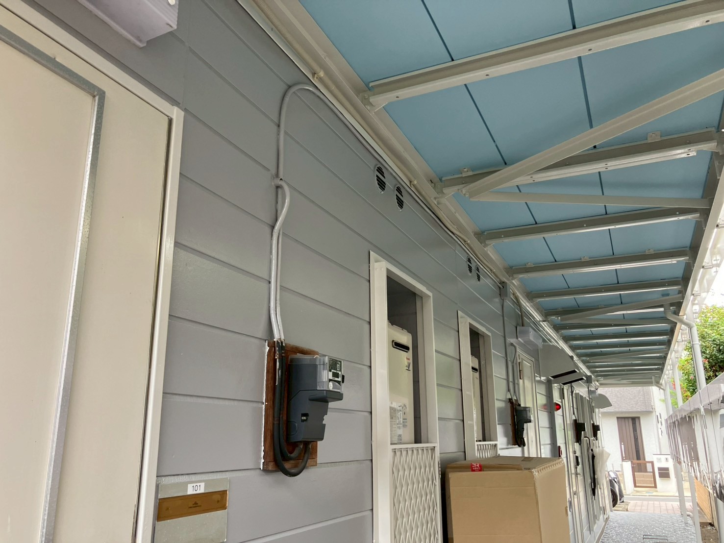 外壁塗装工事　施工完了