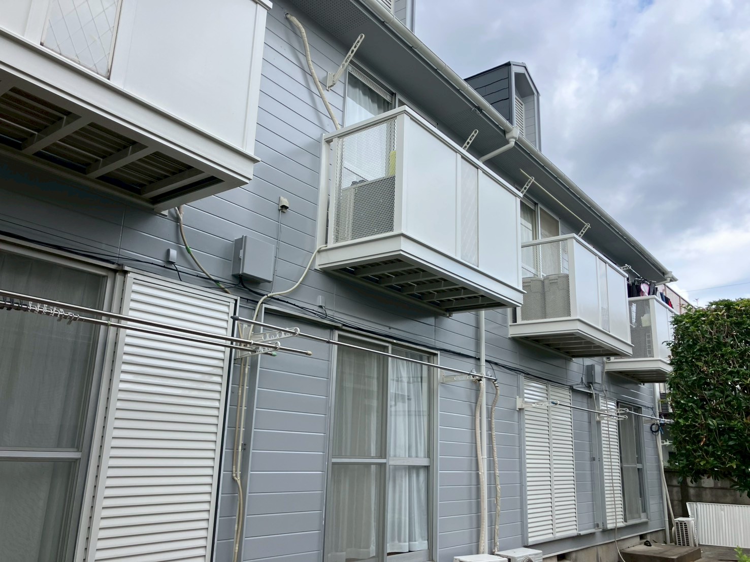 外壁塗装工事　施工完了